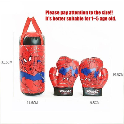 Bộ đồ chơi đấm bốc kèm găng tay cho trẻ em,họa tiết người nhện Linh Chi Bedding X LINH CHI STORE