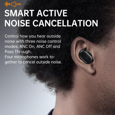 Tai nghe Choetech BH-T15 Bluetooth Chống Ồn Chủ Động True Wireless- hàng chính hãng