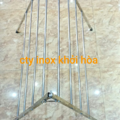 giàn vắt khăn thông minh lắp ghép inox 