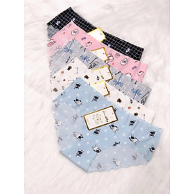 Combo 5 quần lót su hoa thông hơi- GAO 015 ( mẫu ngẩu nhiên)