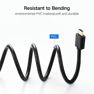 Ugreen UG10114HD104TK 30M màu Đen Cáp tín hiệu HDMI chuẩn 1.2 hỗ trợ phân giải 4K * 2K - HÀNG CHÍNH HÃNG