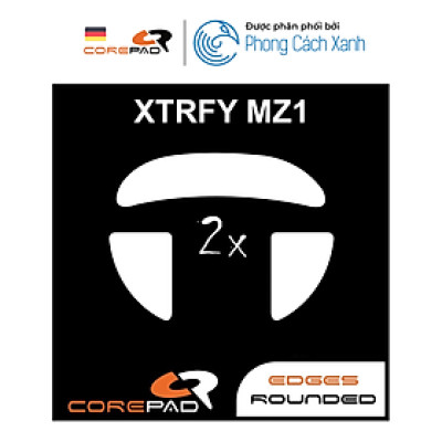 2 Bộ Feet chuột PTFE Corepad Skatez PRO XTRFY MZ1 ZY’S RAIL  - Hàng Chính Hãng