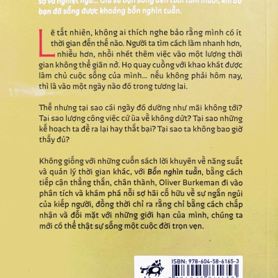 Bốn Nghìn Tuần - Quản Lý Thời Gian Khi Cuộc Đời Là Hữu Hạn
