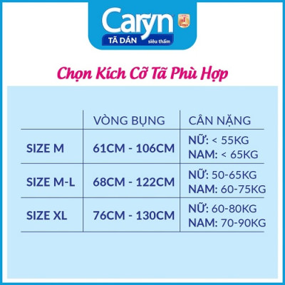Tã Dán Siêu Thấm Caryn M10 (10 Miếng)