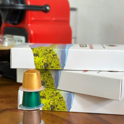 Cà phê viên nén gu đậm Greenfields Coffee dành cho máy Nespresso (hộp 10 viên) MẪU MỚI