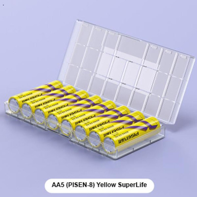 Vỉ 8 Pin Tiểu Pisen AA5 1.5V Super Heavy - Pisen LR6