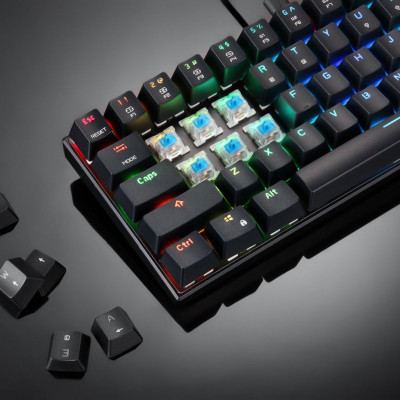 Bàn Phím Cơ Motospeed CK62 ( Black With Red Switch ) - Hàng Chính Hãng