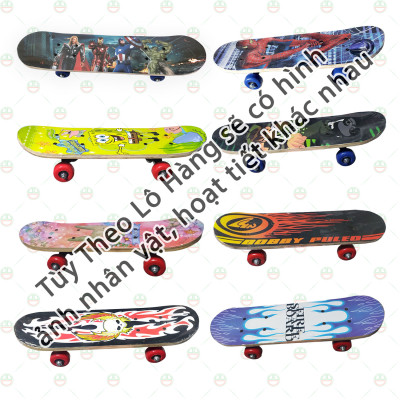 Ván Trượt Hoạt Hình Cho Bé KhoNCC Hàng Chính Hãng - Giúp Bé Năng Động Hơn -  KDHS-4357-VanTruot (Hình Họa Ngẫu Nhiên)