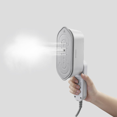 Bàn Ủi Hơi Nước LocknLock ENI262WHT 2 Trong 1 100ml 1300W, Hàng Chính Hãng, Ủi Đứng Và Nằm - JoyMall