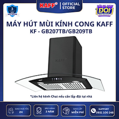 Máy hút mùi kính cong 700mm KAFF KF-GB207TB -Hàng Chính Hãng