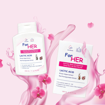 Dung dịch vệ sinh phụ nữ ForHer chiết xuất thiên nhiên, dịu nhẹ