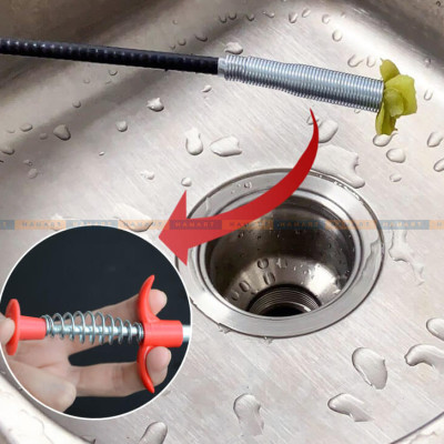 Dụng Cụ Gắp Rác Bồn Chậu 160 Cm Cây Gắp Rác Thông Tắc Bồn Chậu Nhà Vệ Sinh Tiện Lợi