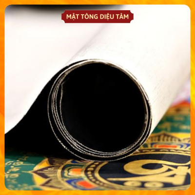 Tranh Mandala vẽ tay Nelapl của họa sư thủ công 100% đóng khung kính