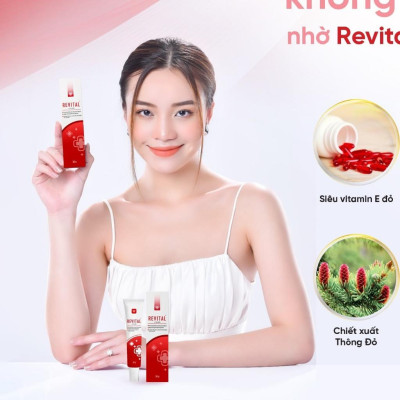 COMBO 3 Tuýp Kem Mờ Sẹo REVITAL 30g, Hỗ Trợ Làm Mờ Sẹo, Giúp Dịu Da Cho Làn Da Sáng Mịn, Hồng Hào