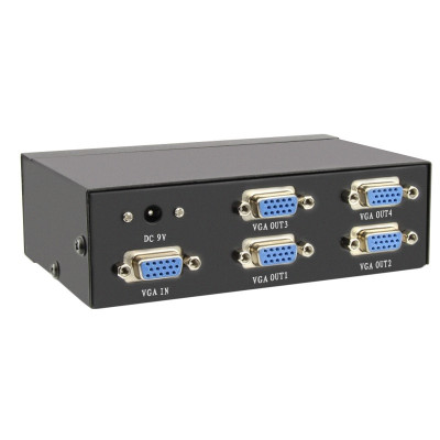 Bộ Chia VGA 1 Ra 4 Cổng Unitek U-8707 - Hàng Nhập Khẩu