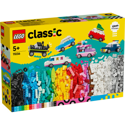 LEGO CLASSIC 11036 Đồ chơi lắp ráp Bộ gạch chi tiết chủ đề phương tiện xe (900 chi tiết)