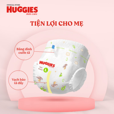 [MUA 4 TẶNG 1] Tã quần Huggies Skincare Mega Jumbo XL84+4 Mẫu Dày 2mm
