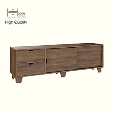 HAPPY FURNITURE , ALVA - Kệ TV 2 ngăn kéo 2 cửa lùa, KTV_065 , 180cm x 40cm x 56cm DxRxC