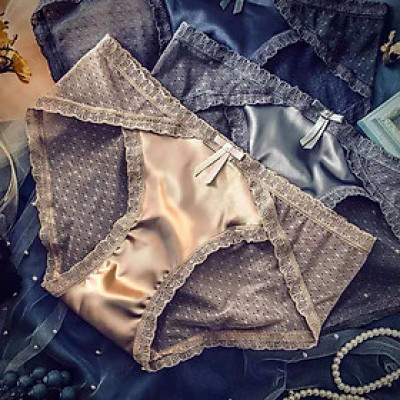 COMBO 5 QUẦN LÓT NỮ PHI LỤA PHỐI REN 838