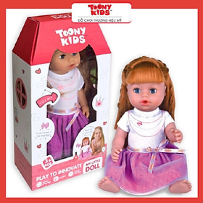 Đồ Chơi Búp Bê Bím Tóc TOONYKIDS - Đồ Chơi Cho Bé Gái -  MY LITTLE DOLL TN021 [Tặng Kèm Sticker]