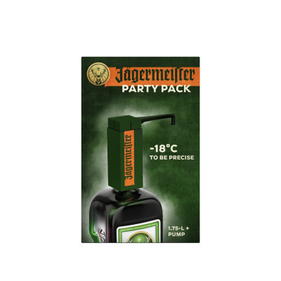 [BEST DEAL] Rượu mùi Jagermeister 35% 1750ml - tặng kèm HANDPUMP