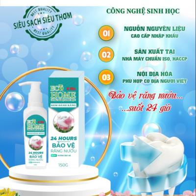 Kem Đánh Trắng Răng Công Nghệ Sinh Học ECOHOME Kim Ngân Store Giúp Loại Bỏ Các Vết Ố Vàng Tại Răng, Làm Răng Trắng Sáng