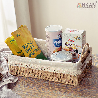 Giỏ Cói Vintage Có Quai – Đựng Đồ, Đi Picnic, Decor Nhà Cửa