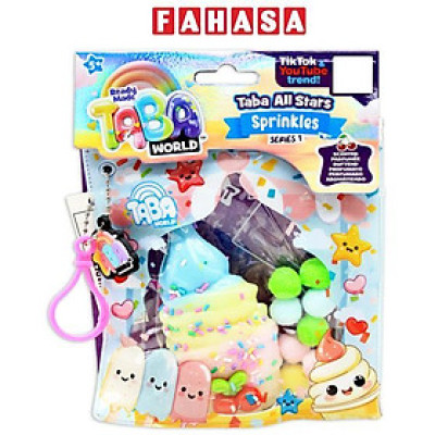 Đồ Chơi Móc Khóa Squishy - Taba World 855012-6L - Kem Ốc Quế