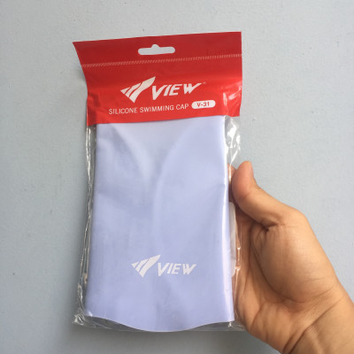 Bộ Kính Bơi VIEW V610 CLB (Xanh Trắng) Chống Sương Mù Chống tia UV Và Nón Bơi View V31 (Xanh nhạt) - Hàng chính hãng 100% sản xuất tại Nhật Bản