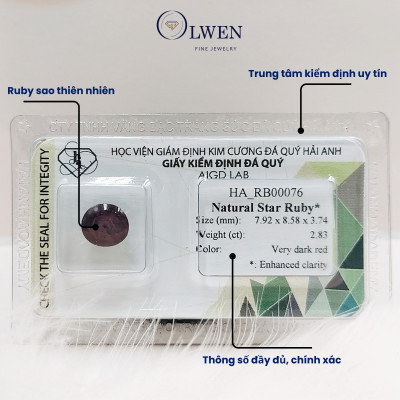 Viên đá Ruby sao thiên nhiên_HA-RB00076