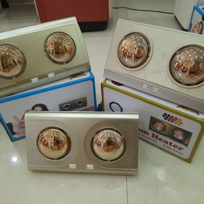 Đèn Sưởi ABG CH-A2D 2 Bóng Sưởi, Sưởi Ấm Nhà Tắm, Phòng Ngủ, Phòng Khách - Hàng Chính Hãng