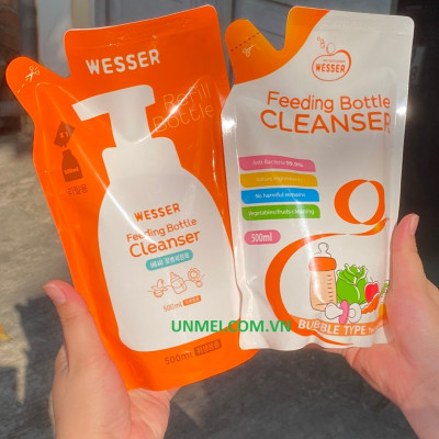 Combo 2 nước rửa bình sữa  (Gói)