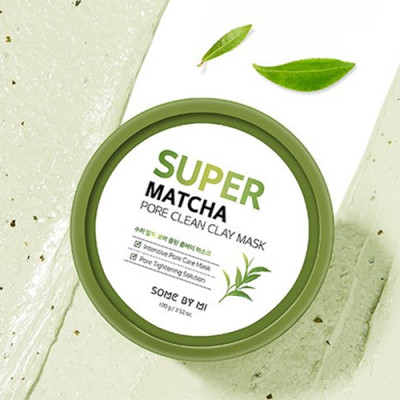 Mặt Nạ Đất Sét Some By Mi Super Matcha Pore Clean Clay Mask 100g