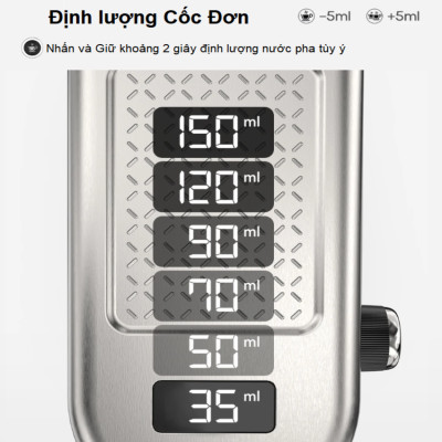 Máy pha cà phê bán tự động Espresso, Cappuccino, Latte thương hiệu HiBREW H10B cao cấp - Hàng Chính Hãng