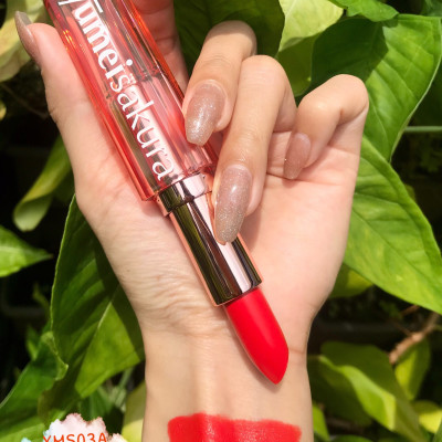 Son Thỏi Lì Mịn Chotto Matte Yumeisakura Cam Bí Ngô Pumpkin Orange Lipstick YMS03A 3.5g