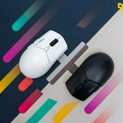 Chuột Bluetooth Silent Fuhlen B09s 2 chế độ Bluetooth và wireless 2.4G/ DPI 4000 sạc pin- Hàng chính hãng
