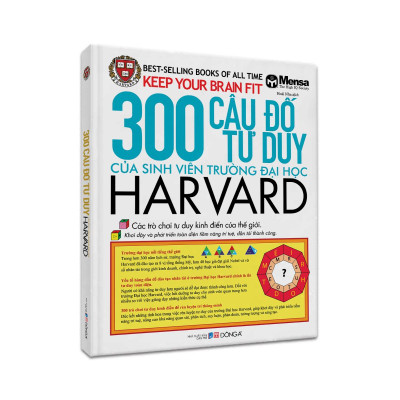 Sách - Keep Your Brain Fit - 300 Câu Đố Tư Duy Của Sinh Viên Trường Đại Học Harvard (Tái Bản 2025)