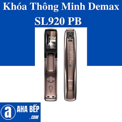Khóa Thông Minh Nhận Diện Khuôn Mặt Demax SL920 PB - APP WIFI. Hàng Chính Hãng