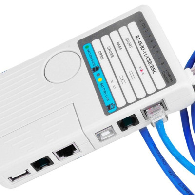 Máy Test mạng đa năng Noyafa NF 3468 - Thiết kế test mạng cầm tay di động - Led