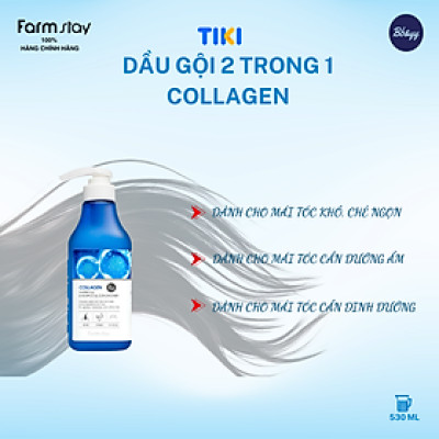Dầu Gội 2 Trong 1 Collgane _ Collagen Water Full Shampoo & Conditioner
