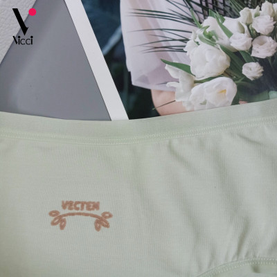 Quần lót nữ cotton lụa cao cấp, cạp lưng vừa Vicci QV.31 mềm mịn, thoáng mát, thấm mút mồ hôi tốt, kháng khuẩn khử mùi
