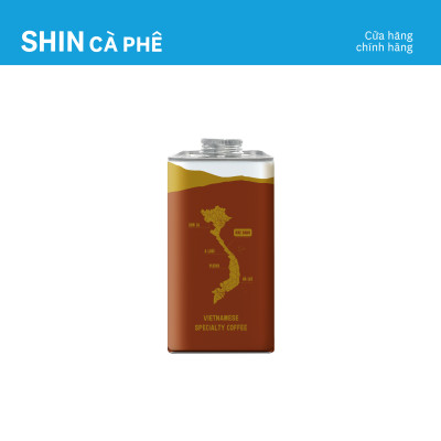 Cà phê Khe Sanh Blend - SHIN Cà phê - Cà phê pha phin - Hộp thiếc 200g
