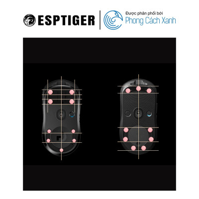 Feet chuột PTFE ESPTiger YanZi Universal - DIY Dots (40 chấm) - Hàng Chính Hãng