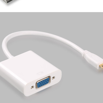 SOAIY Cáp chuyển MICRO HDMI ra VGA adapter - Hàng Nhập Khẩu