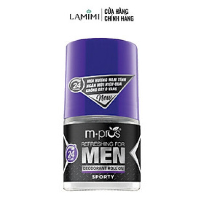 Lăn Ngăn Mùi For Men M.pros 50ml Khô Thoáng Suốt Ngày Dài