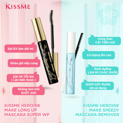 Mascara Mini Tẩy Trang Dành Cho Mi Kissme Heroine Make Speedy Mascara Remover 1.8 G