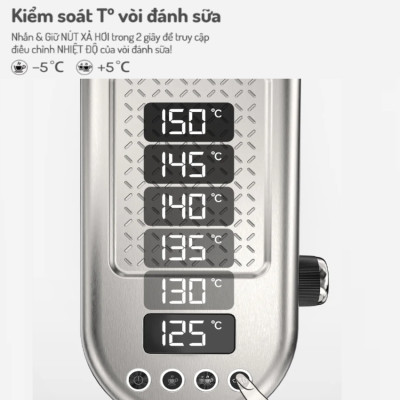 Máy pha cà phê bán tự động Espresso, Cappuccino, Latte thương hiệu HiBREW H10B cao cấp - Hàng Chính Hãng