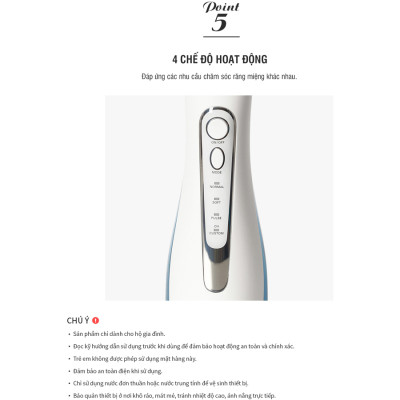 Máy Tăm Nước Không Dây LocknLock Cordless Oral Irrigator 