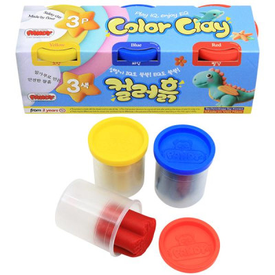 Bộ 3 Hộp Bột Nặn Màu Sắc - Pandy GA00300