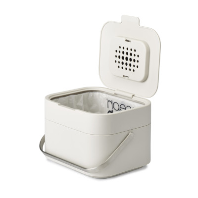 Joseph Joseph - Thùng đựng rác hữu cơ mini Stack 4L Food Waste Caddy Stone 300154